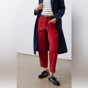 Ruti The Slouchy Twill Pants Red size 12